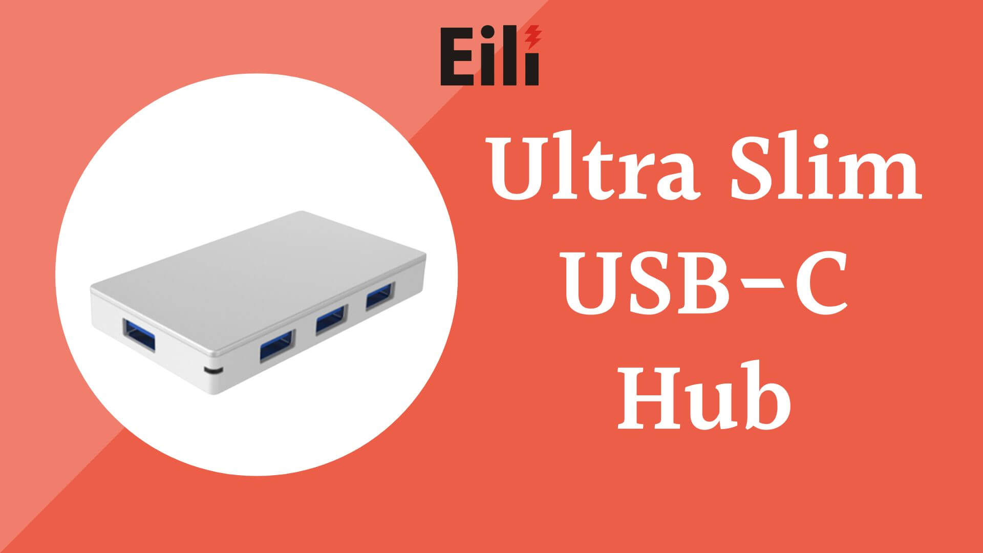 Eili Ultra Slim USB-C Hub