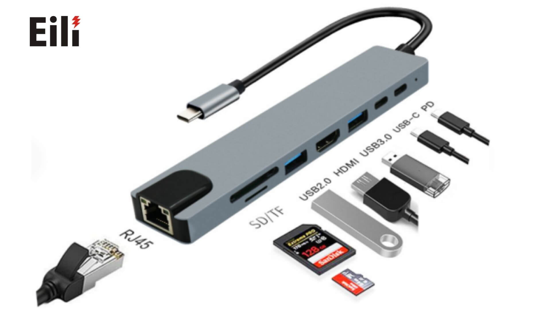 Eili USB-C 7-in-1 Hub