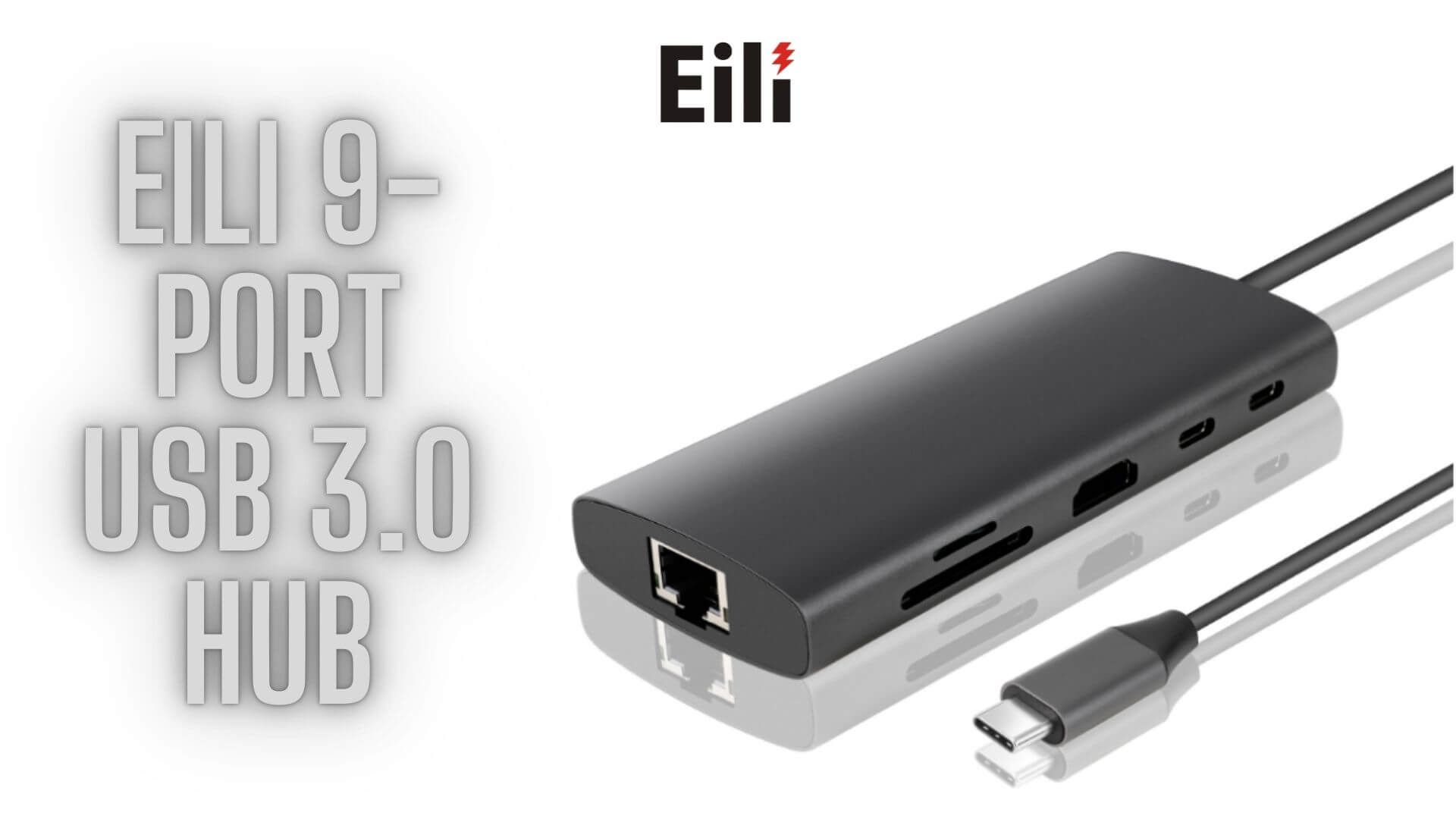 Eili 9-Port USB 3.0 Hub