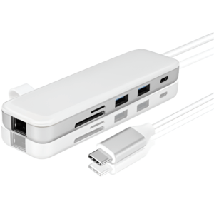 8-in-1 USB C Hub (EY-EC2002) is a multifunctional connectivity hub designed for businesses 