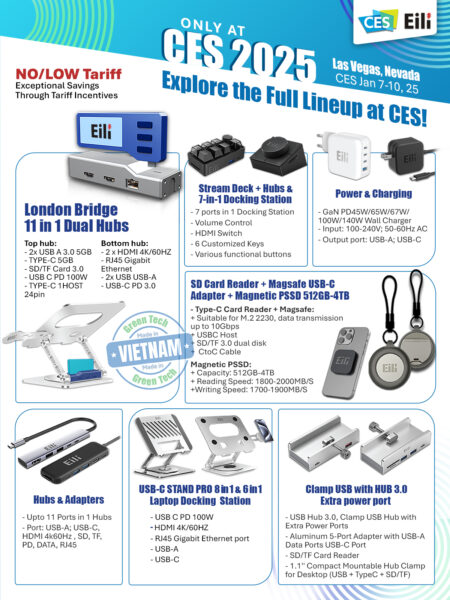 Eili's products at CES 2025